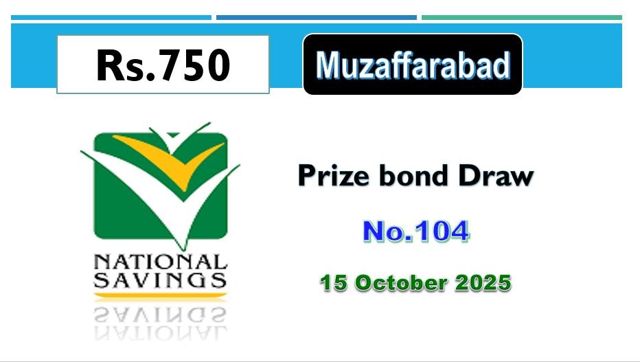 Rs. 750 Prize bond list 15 October 2025