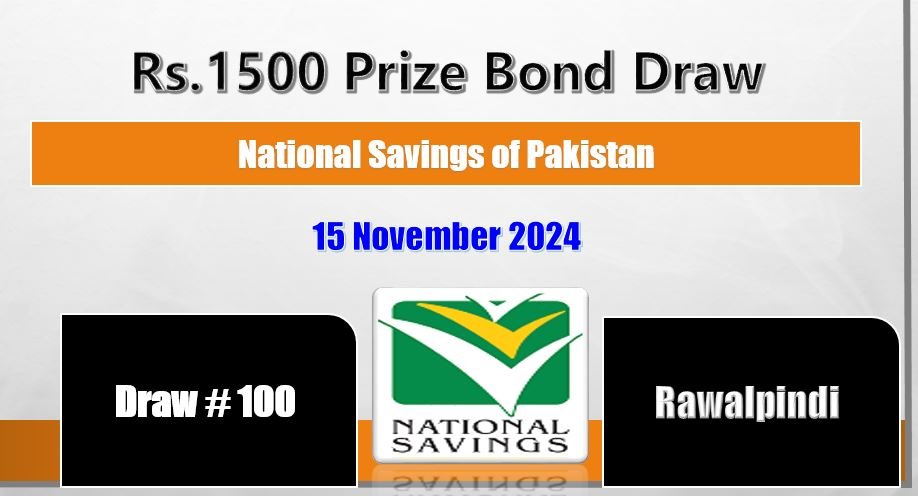 Rs. 1500 Prize bond list 15 November 2024