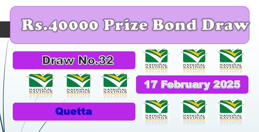 Rs. 40000 Prize bond list 10 March 2025