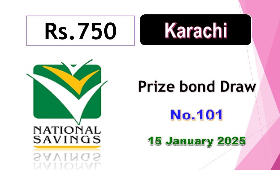Draw 97, Rs. 750 Prize Bond List, Karachi On 15-01-2025